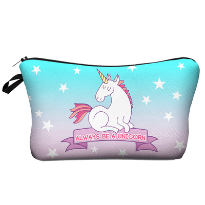 儿童卡通独角马拉链收纳笔袋（ Pen Bag）