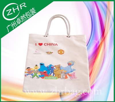 烫画广告帆布袋