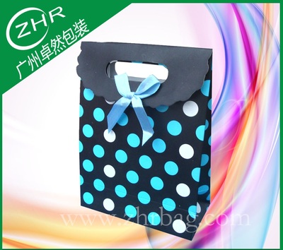 蝴蝶结翻盖礼品袋