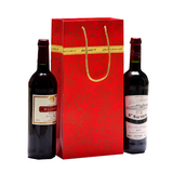 手提两支装红酒礼品袋 （Portable Two Red Wine Gift Bags）