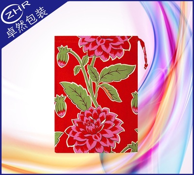 印花穿绳袋